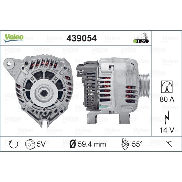 Слика на Генератор VALEO NEW ORIGINAL PART 439054