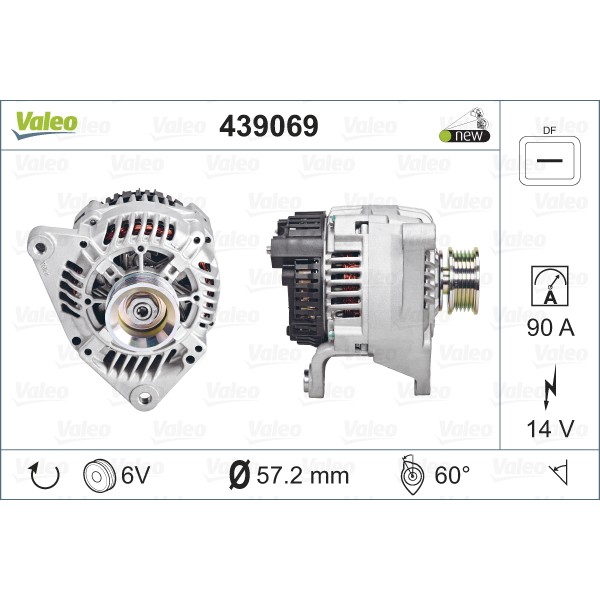 Слика на Генератор VALEO NEW ORIGINAL PART 439069