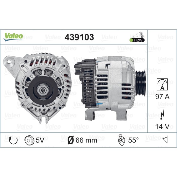 Слика на Генератор VALEO NEW ORIGINAL PART 439103