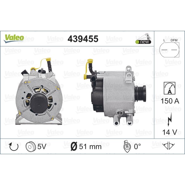 Слика на Генератор VALEO NEW ORIGINAL PART 439455