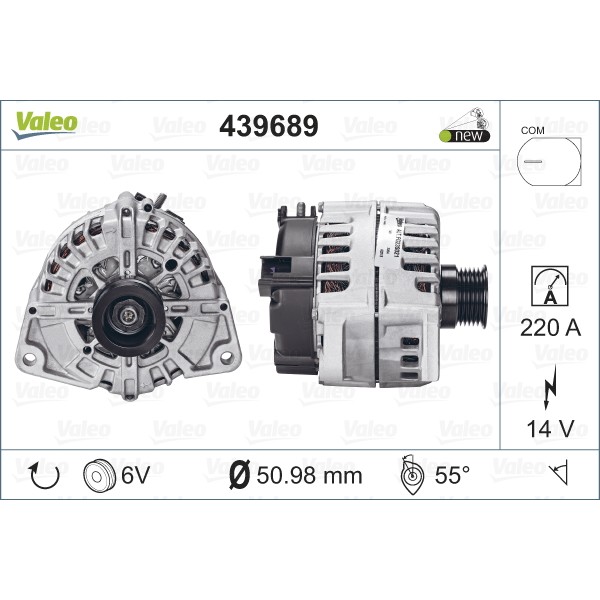 Слика на Генератор VALEO NEW ORIGINAL PART 439689