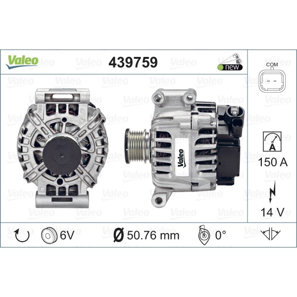 Слика на Генератор VALEO NEW ORIGINAL PART 439759