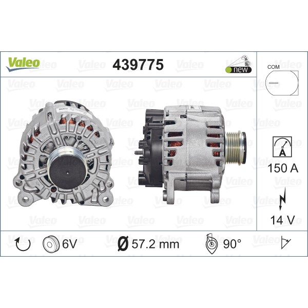 Слика на Генератор VALEO NEW ORIGINAL PART 439775