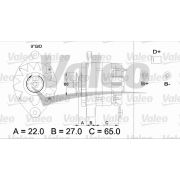 Слика 2 $на Генератор VALEO REMANUFACTURED PREMIUM 433371