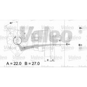 Слика 1 $на Генератор VALEO REMANUFACTURED PREMIUM 433384