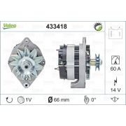 Слика 1 $на Генератор VALEO REMANUFACTURED PREMIUM 433418