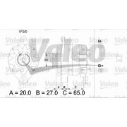 Слика 1 $на Генератор VALEO REMANUFACTURED PREMIUM 433445