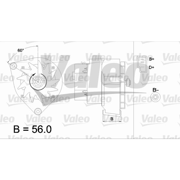 Слика на Генератор VALEO REMANUFACTURED PREMIUM 436127