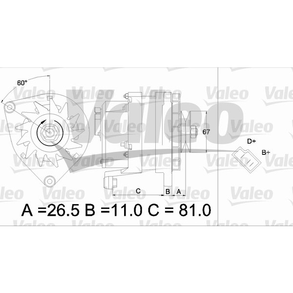 Слика на Генератор VALEO REMANUFACTURED PREMIUM 436145