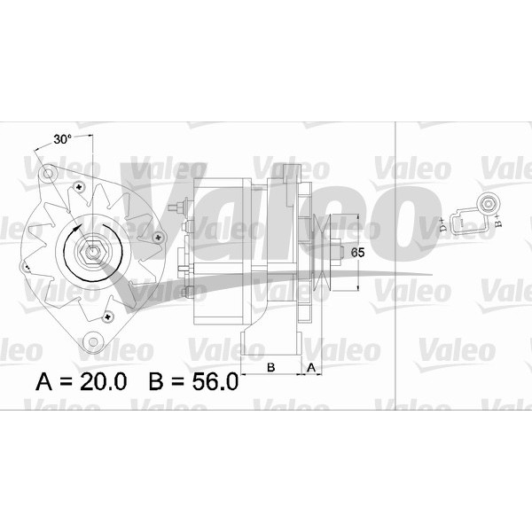 Слика на Генератор VALEO REMANUFACTURED PREMIUM 436159