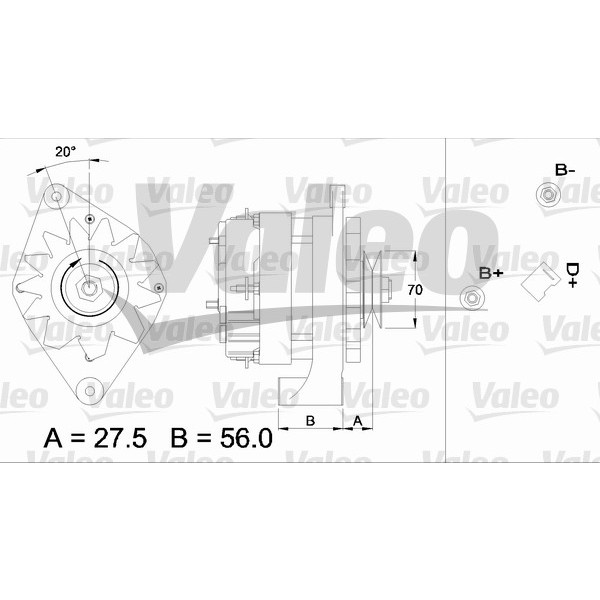 Слика на Генератор VALEO REMANUFACTURED PREMIUM 436161