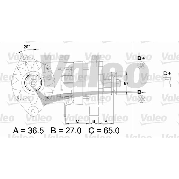 Слика на Генератор VALEO REMANUFACTURED PREMIUM 436246