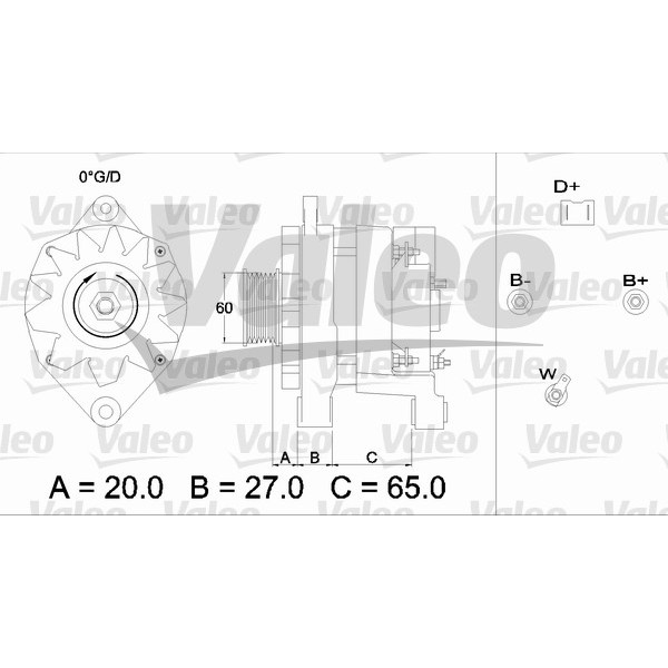 Слика на Генератор VALEO REMANUFACTURED PREMIUM 436256