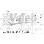 Слика 1 $на Генератор VALEO REMANUFACTURED PREMIUM 436275