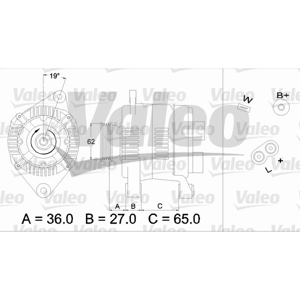 Слика на Генератор VALEO REMANUFACTURED PREMIUM 436276