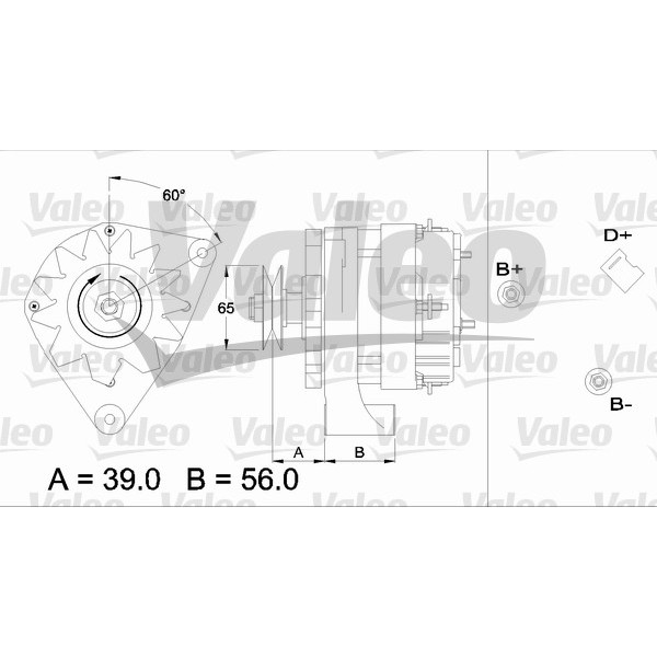 Слика на Генератор VALEO REMANUFACTURED PREMIUM 436314