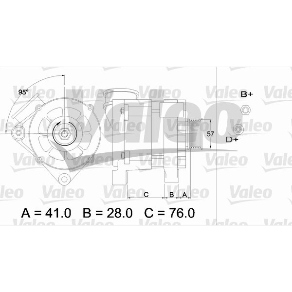 Слика на Генератор VALEO REMANUFACTURED PREMIUM 436333