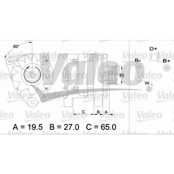 Слика на Генератор VALEO REMANUFACTURED PREMIUM 436335