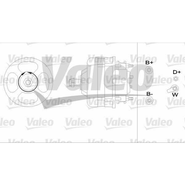 Слика на Генератор VALEO REMANUFACTURED PREMIUM 436376