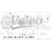 Слика 1 $на Генератор VALEO REMANUFACTURED PREMIUM 436384