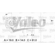 Слика 1 $на Генератор VALEO REMANUFACTURED PREMIUM 436386