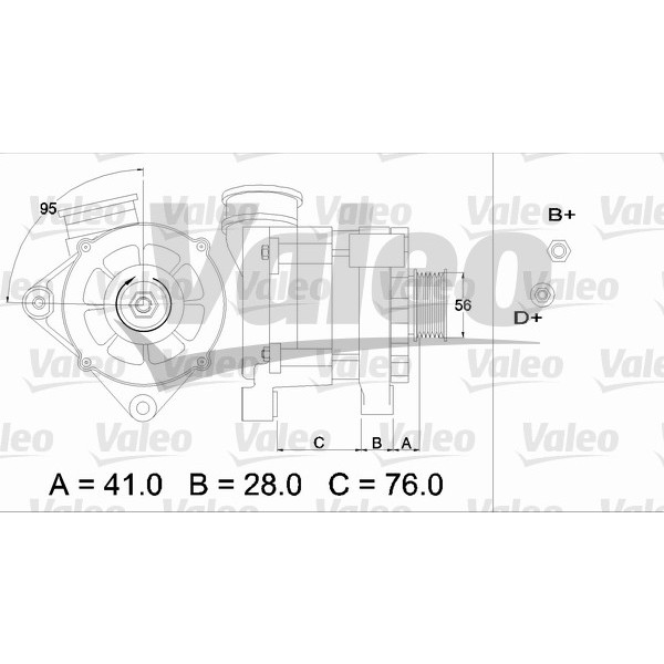 Слика на Генератор VALEO REMANUFACTURED PREMIUM 436410