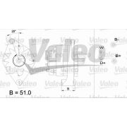 Слика 1 $на Генератор VALEO REMANUFACTURED PREMIUM 436439