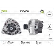 Слика 1 на Генератор VALEO REMANUFACTURED PREMIUM 436450