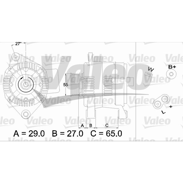 Слика на Генератор VALEO REMANUFACTURED PREMIUM 436470