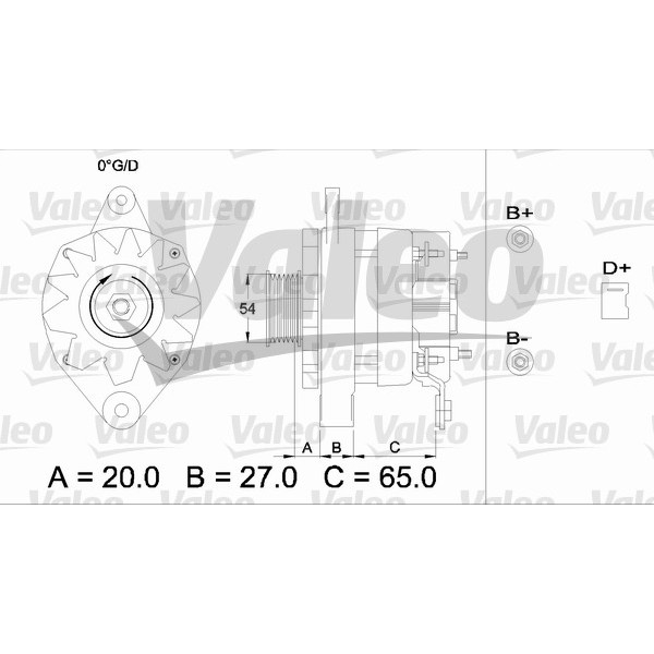 Слика на Генератор VALEO REMANUFACTURED PREMIUM 436473