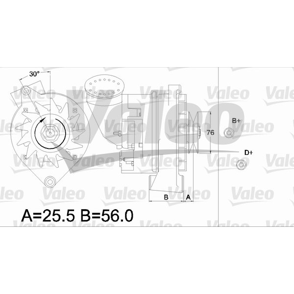 Слика на Генератор VALEO REMANUFACTURED PREMIUM 436480