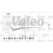 Слика 1 $на Генератор VALEO REMANUFACTURED PREMIUM 436506