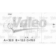 Слика 1 $на Генератор VALEO REMANUFACTURED PREMIUM 436535