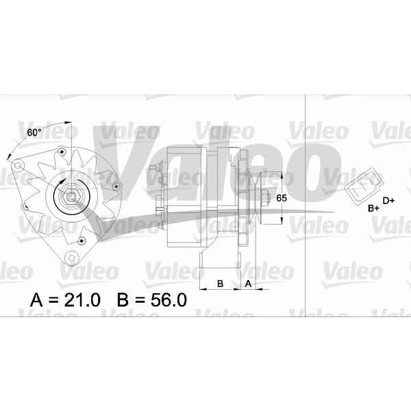 Слика на Генератор VALEO REMANUFACTURED PREMIUM 436556