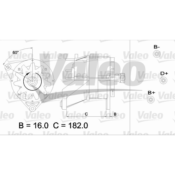 Слика на Генератор VALEO REMANUFACTURED PREMIUM 436583