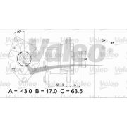 Слика 1 $на Генератор VALEO REMANUFACTURED PREMIUM 436587