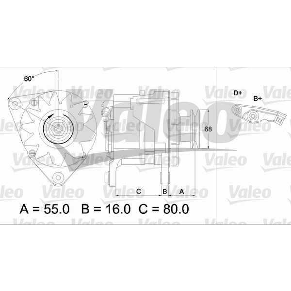 Слика на Генератор VALEO REMANUFACTURED PREMIUM 436627