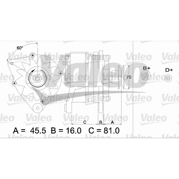 Слика на Генератор VALEO REMANUFACTURED PREMIUM 436631