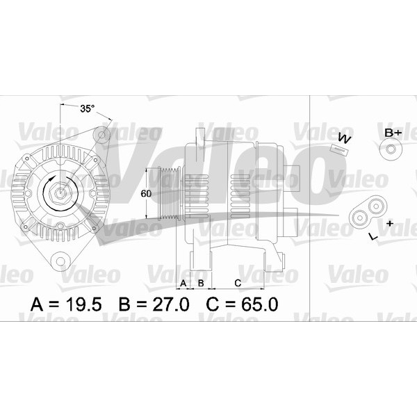 Слика на Генератор VALEO REMANUFACTURED PREMIUM 436637