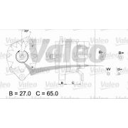 Слика 1 $на Генератор VALEO REMANUFACTURED PREMIUM 436663