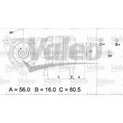 Слика 1 на Генератор VALEO REMANUFACTURED PREMIUM 436682