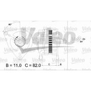 Слика 1 $на Генератор VALEO REMANUFACTURED PREMIUM 436695