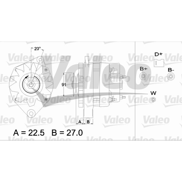 Слика на Генератор VALEO REMANUFACTURED PREMIUM 436711