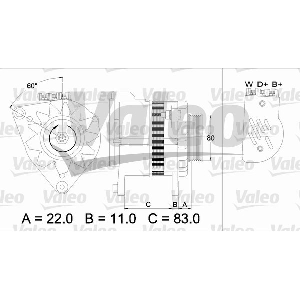 Слика на Генератор VALEO REMANUFACTURED PREMIUM 437049