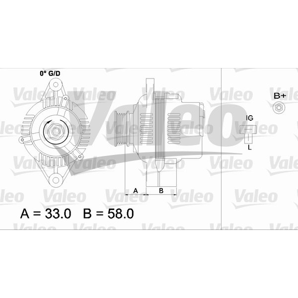 Слика на Генератор VALEO REMANUFACTURED PREMIUM 437154