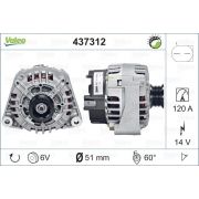 Слика 1 на Генератор VALEO REMANUFACTURED PREMIUM 437312