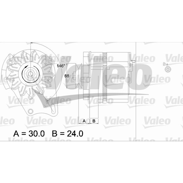 Слика на Генератор VALEO REMANUFACTURED PREMIUM 437370