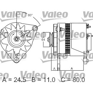 Слика на Генератор VALEO REMANUFACTURED PREMIUM 437380