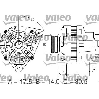 Слика на Генератор VALEO REMANUFACTURED PREMIUM 437427