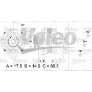 Слика 2 $на Генератор VALEO REMANUFACTURED PREMIUM 437427